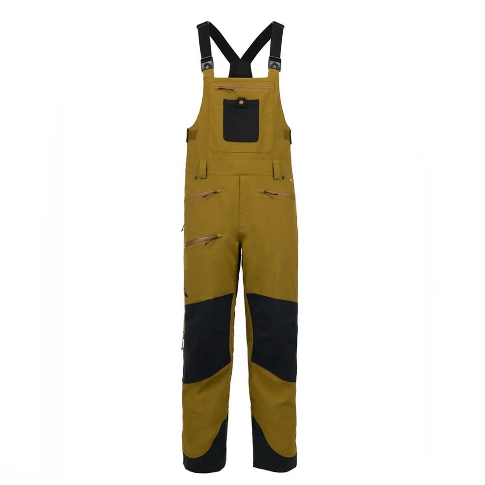 Flylow Baker Insulated Bib, Brown/Black - L